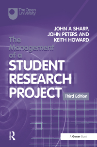 Omslagafbeelding: The Management of a Student Research Project 3rd edition 9781138470767
