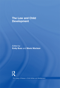表紙画像: The Law and Child Development 1st edition 9780754628118