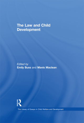 Cover image: The Law and Child Development 1st edition 9780754628118