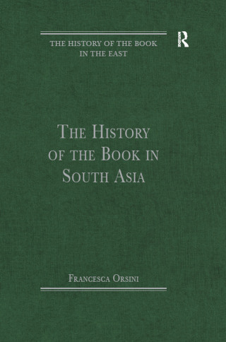 Imagen de portada: The History of the Book in South Asia 1st edition 9781032918167