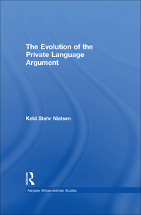 صورة الغلاف: The Evolution of the Private Language Argument 1st edition 9780754656296