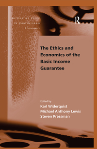 Cover image: The Ethics and Economics of the Basic Income Guarantee 1st edition 9780754641889