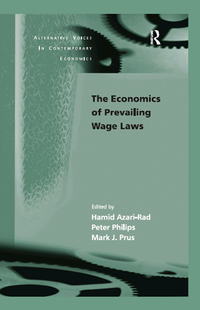 Titelbild: The Economics of Prevailing Wage Laws 1st edition 9781138258495