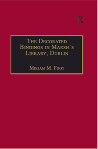 Imagen de portada: The Decorated Bindings in Marsh's Library, Dublin 1st edition 9780754606116
