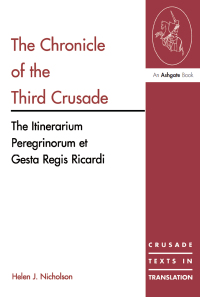 Imagen de portada: The Chronicle of the Third Crusade 1st edition 9780754605812