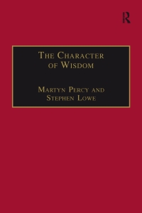 Cover image: The Character of Wisdom 1st edition 9780754634188