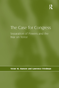 表紙画像: The Case for Congress 1st edition 9780754675600