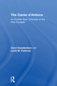 Imagen de portada: The Canso d'Antioca 1st edition 9780754604105