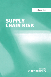 Cover image: Supply Chain Risk 1st edition 9780754639022