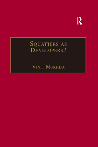 Cover image: Squatters as Developers? 1st edition 9781138258266