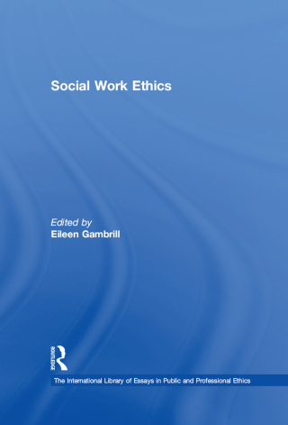 Cover image: Social Work Ethics 1st edition 9780754624387
