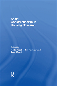 Cover image: Social Constructionism in Housing Research 1st edition 9780754638377