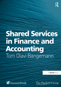 Imagen de portada: Shared Services in Finance and Accounting 1st edition 9780566086076
