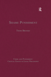 Imagen de portada: Shame Punishment 1st edition 9781409451228