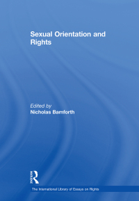 Cover image: Sexual Orientation and Rights 1st edition 9781409430407