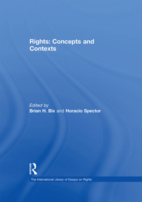 Imagen de portada: Rights: Concepts and Contexts 1st edition 9781138115552