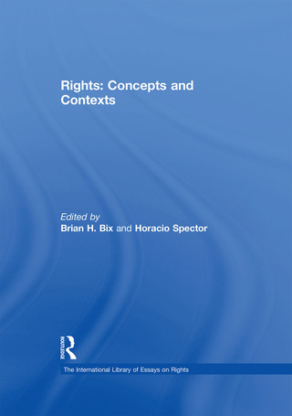 Cover image: Rights: Concepts and Contexts 1st edition 9781138115552