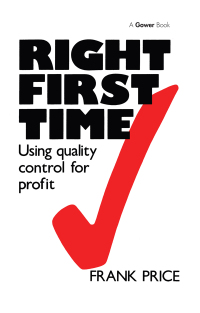 Cover image: Right First Time 1st edition 9780704505223