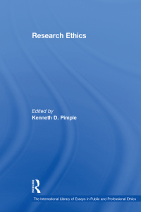 Cover image: Research Ethics 1st edition 9780754626213