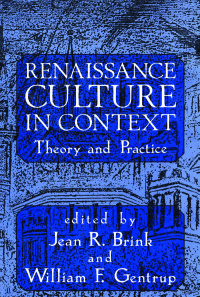 Imagen de portada: Renaissance Culture in Context 1st edition 9780859679503