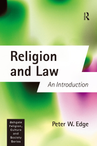 Cover image: Religion and Law 1st edition 9781138380608