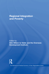 Titelbild: Regional Integration and Poverty 1st edition 9781138278219
