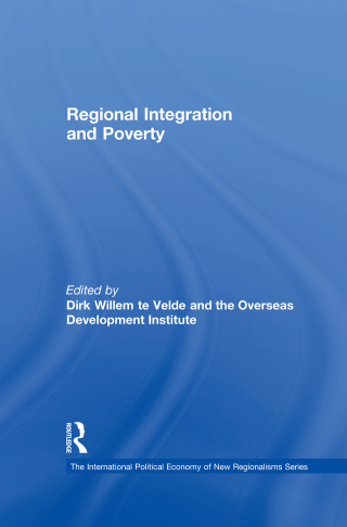 Imagen de portada: Regional Integration and Poverty 1st edition 9781138278219