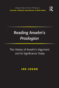 Imagen de portada: Reading Anselm's Proslogion 1st edition 9781138276116