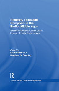 Cover image: Readers, Texts and Compilers in the Earlier Middle Ages 1st edition 9780754662358