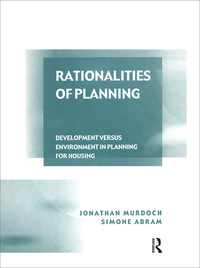 صورة الغلاف: Rationalities of Planning 1st edition 9781840149296