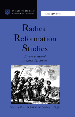 Cover image: Radical Reformation Studies 1st edition 9780754600329