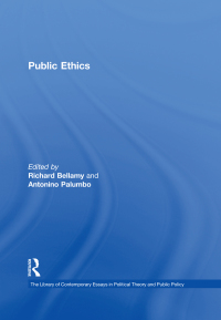 صورة الغلاف: Public Ethics 1st edition 9780754628095