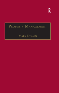 صورة الغلاف: Property Management 1st edition 9781138247383