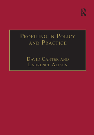 Cover image: Profiling in Policy and Practice 1st edition 9781840147797