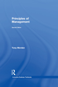 Cover image: Principles of Management 2nd edition 9781032022505