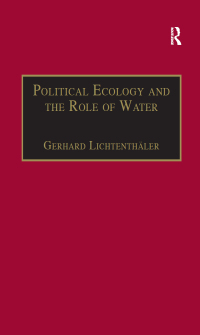 Omslagafbeelding: Political Ecology and the Role of Water 1st edition 9781138277380