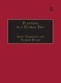 Imagen de portada: Planning in a Global Era 1st edition 9781138263994