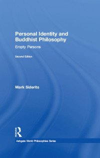 Imagen de portada: Personal Identity and Buddhist Philosophy 2nd edition 9781472466105