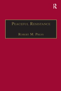 Cover image: Peaceful Resistance 1st edition 9780754647133