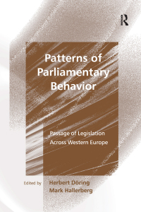 Cover image: Patterns of Parliamentary Behavior 1st edition 9780754639367