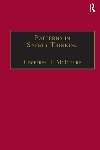 Cover image: Patterns In Safety Thinking 1st edition 9780754613220