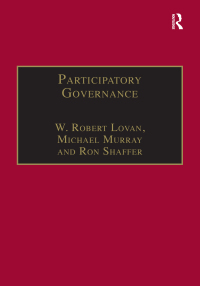 Imagen de portada: Participatory Governance 1st edition 9781138250499