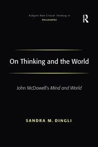 Immagine di copertina: On Thinking and the World 1st edition 9780754651765