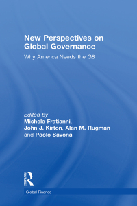 Imagen de portada: New Perspectives on Global Governance 1st edition 9781138266834