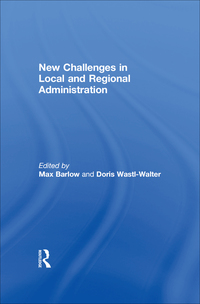 Imagen de portada: New Challenges in Local and Regional Administration 1st edition 9781138263888