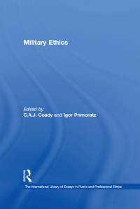 Imagen de portada: Military Ethics 1st edition 9780754624875