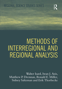 Imagen de portada: Methods of Interregional and Regional Analysis 1st edition 9781859724101