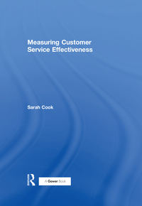 Cover image: Measuring Customer Service Effectiveness 1st edition 9780566085383