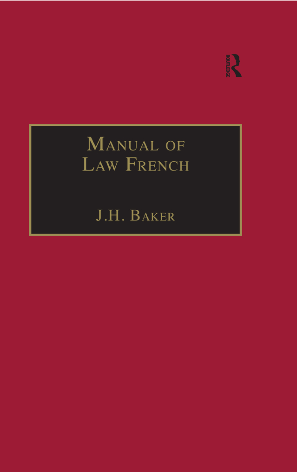 Manual of Law French 1st Edition