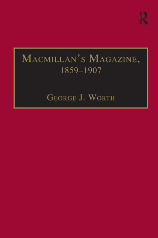 Cover image: Macmillan’s Magazine, 1859–1907 1st edition 9780367887759